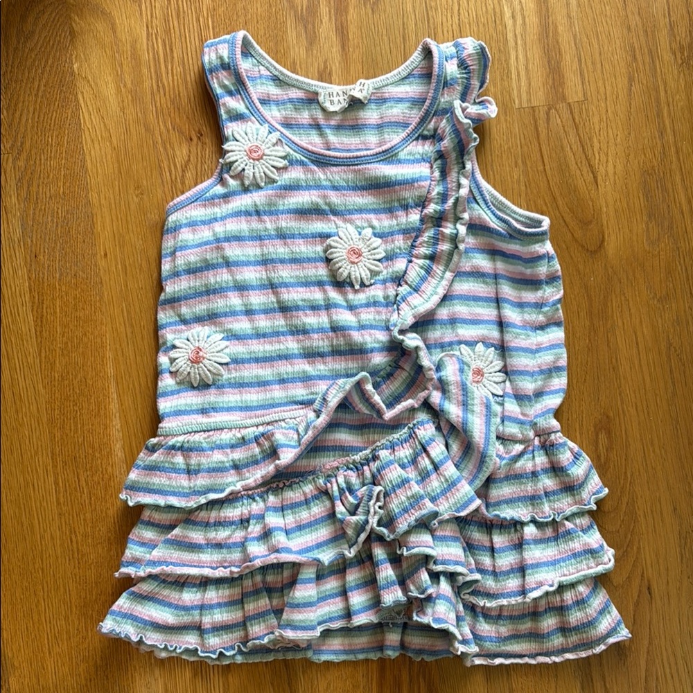Hannah Banana Multicolor Striped Dress